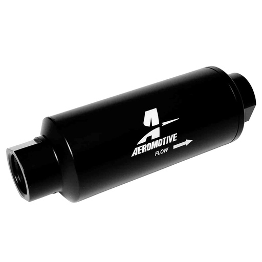 [AEI-12341] Aeromotive 12341: In-Line Fuel Filter -12AN O-Ring Inlet/Outlet Ports