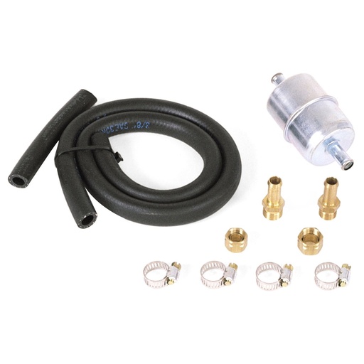 [EDL-8135] Edelbrock 8135: Universal 3/8" Fuel Hose and Filter Kit