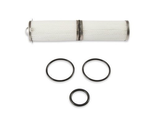[HLY-162-580] Holley 162-580: 162-580 Replacement Element & O-Ring Kit Fits 460 GPH VR Series Billet Filter [10 Micron Depth]