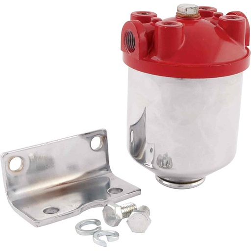 [AAF-ALL40250] Allstar Performance ALL40250: Fuel Filter Chrome Canister Maximum psi: 200