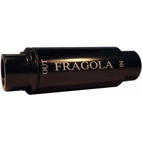 [FRA-960001-BL] Fragola Performance Systems 960001-BL: Fuel Filter -6 AN In/Out [Black]
