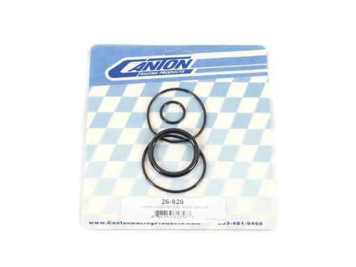 [CTR-26-820] Canton Racing Products 26-820: 26-820 CM Canister Fuel Filter Seal Kit Universal