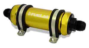 [FUE-82801-5] Fuelab 82801-5: 828 Series In-Line Fuel Filter with 5" Element Long Length