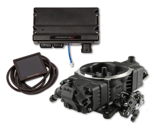 [HLY-550-1005] Holley 550-1005: 550-1005 Terminator X Stealth 4150 EFI System [Black Finish]