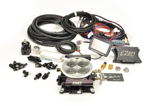 [FST-30227-06KIT] FAST 30227-06KIT: EZ-EFI Self-Tuning Fuel Injection System Master Kit with Inline Fuel Pump Kit