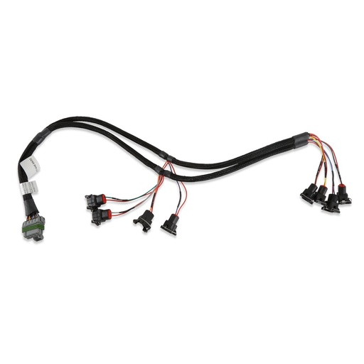 [HLY-558-200] Holley 558-200: 558-200 Dominator, HP & Avenger EFI Injector Wiring Harness V8 Over Manifold Bosch Style