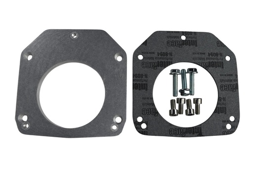 [ICB-551567] ICT Billet 551567: LS Throttle Body Adapter for LS 4-Bolt Intake to 3-Bolt Drive By Wire Throttle Body