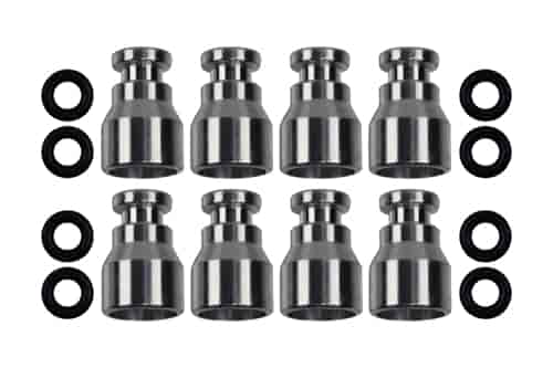 [ICB-551477] ICT Billet 551477: Fuel Injector Spacer Set Adapts FAST LSXR Intake with LS3 Style Fuel Rails and Injectors