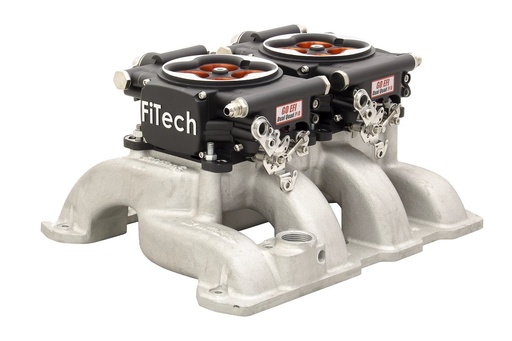 [FIF-30064] FITech Fuel Injection 30064: 30064 Go EFI 2x4 1200 HP Power Adder Throttle Body System Basic Kit