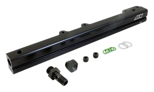 [AVM-25-109BK] AEM Electronics 25-109BK: High Volume Fuel Rail 1996-2000 Civic CX, DX, LX 1.6L 1996-2000 Civic EX 1.6L VTEC 1994-97 del Sol 1.6L DOHC VTEC
