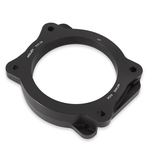 [HLY-717-16] Holley 717-16: 717-16 Angle Correcting Throttle Body Adapter, GM Gen V LT5