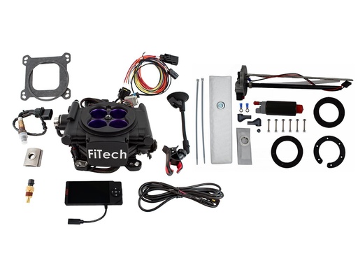 [FIF-36208] FITech Fuel Injection 36208: 36208 Mean Street 800 HP Matte Black EFI System With Go Fuel 340 LPH In-Tank Master Kit