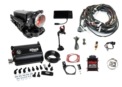[FIF-35301] FITech Fuel Injection 35301: 35301 Ultra Ram 650 HP Chevy Small Block EFI System With Force Fuel Delivery Master Kit