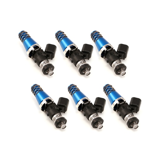 [IJD-13006011D6] Injector Dynamics 13006011D6: 1300.60.11.D.6 1340cc Fuel Injector Set, 60 mm Length, 11 mm Blue Top, Denso Lower Cushion