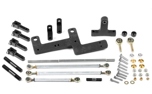 [WND-7167WND] Weiand 7167WND: Hi-Performance Carburetor Linkage Kit In-Line Mounted Carburetors