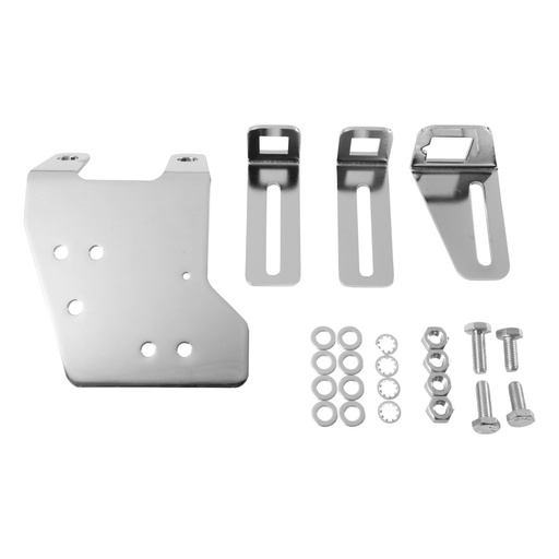 [EDL-8030] Edelbrock 8030: Small Block Chevy Throttle and Transmission Kickdown Brack in Chrome