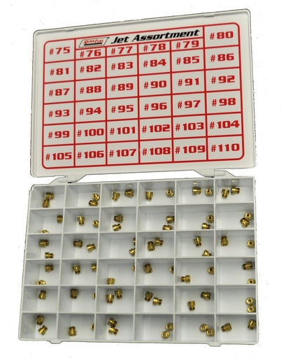 [QFT-36-236QFT] Quick Fuel 36-236QFT: Gas Jet Assortment Jet Sizes 75 through 110