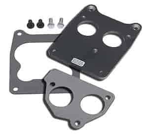[TRD-2206] Trans Dapt 2206: TBI Rear Mount to QuadaraJet 4V Adapter Plate 1986-95 Small Block Chevy