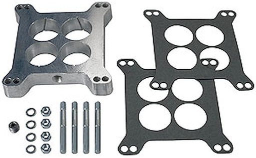 [TRD-2431] Trans Dapt 2431: Swirl Torque Carburetor Spacer 1" Holley/AFB with PCV