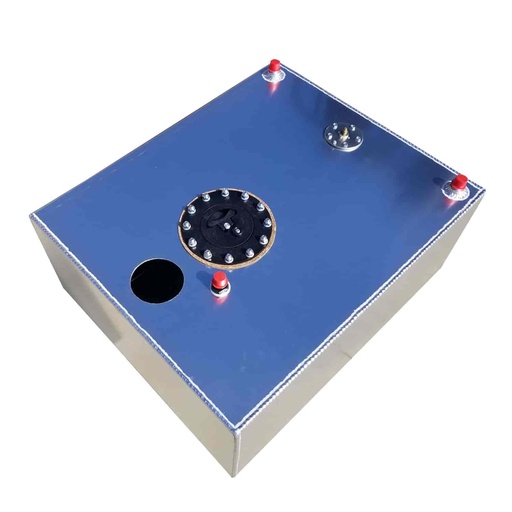 [RCI-2200HS] RCI 2200HS: 20-Gallon Aluminum EFI Pump Ready Fuel Cell 24 in. L x 20 in. W x 10 in. H - Natural Finish