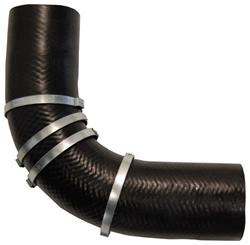 [AMD-F-859A] Auto Metal Direct F-859A: 66-67 Dodge Plymouth B Body Filler Tube Elbow w/ Clamps