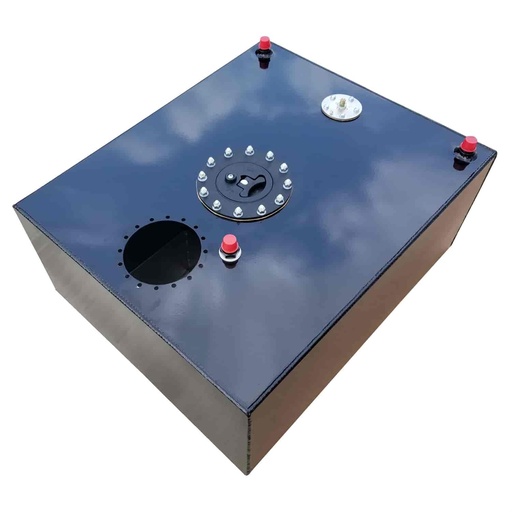 [RCI-2200ZDS] RCI 2200ZDS: 20-Gallon Aluminum EFI Pump Ready Fuel Cell 24 in. L x 20 in. W x 10 in. H - Black