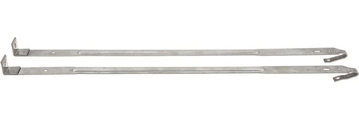 [OER-FT1100B] OER FT1100B: Fuel Tank Straps for 1967-1969 Chevy Camaro, Pontiac Firebird [Stainless Steel, Pair]