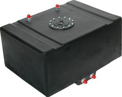 [RCI-2160D] RCI 2160D: 2160D Drag Race Fuel Cell with Foam, 25 in. L x 17 in. W x 9 in. H, 16 Gallons [Black]
