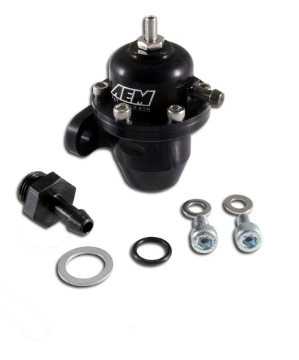 [AVM-25-300BK] AEM Electronics 25-300BK: Adjustable Fuel Pressure Regulator 1988-2001 Acura/Honda