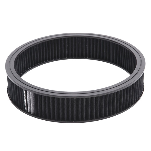 [EDL-43668] Edelbrock 43668: Pro-Flo Air Filter Round Replacement Black Element 3" Tall