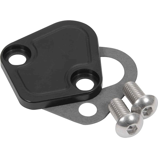 [AAF-ALL40307] Allstar Performance ALL40307: Big Block Chevy Fuel Pump Block-Off Plate Black