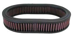 [KNN-E-3505] K&N E-3505: E-3505 Custom 66 Series Oval Air Filter 2 in. Height Fits: Small (11-7/8'' x 8-3/8'') Assemblies