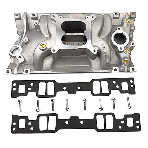 [MLL-BPP350VINT] Blueprint Engines BPP350VINT: BPP350VINT SBC Intake Manifold Kit, Dual Plane, Alum, Square Bore, Chevy, Vortec