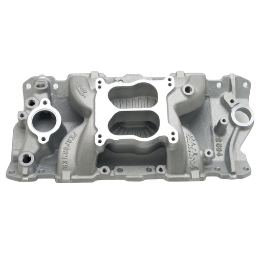 [EDL-2604] Edelbrock 2604: Performer Air-Gap Intake Manifold for Small Block Chevy with 1987-95 Cast Iron Heads