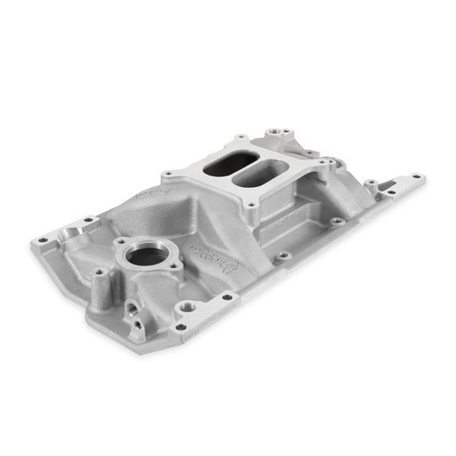 [WND-8121] Weiand 8121: Street Warrior Aluminum Intake Manifold Small Block Chevy 262-400 with Vortec L31 Heads
