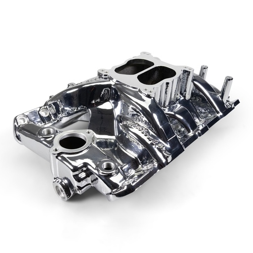 [EDL-7156-CP] Edelbrock 7156-CP: 7156-CP Performer RPM Intake Manifold for 1965-1979 Pontiac 326-455 ci [Chrome Plasma Finish]