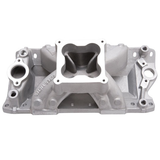 [EDL-2971] Edelbrock 2971: Super Victor 4500 Intake Manifold Small Block Chevy w/Raised Intake Port Location 23° Cylinder Heads