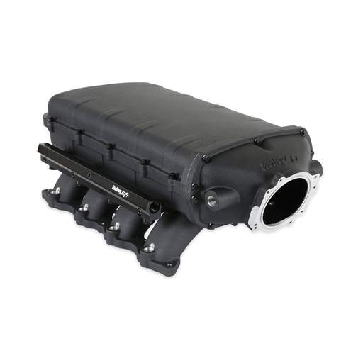 [HLY-300-912BK] Holley 300-912BK: 300-912BK Ultra Lo-Ram Modular Intake Manifold for Ford Coyote Engines w/93mm Single Round Throttle Body (Black)