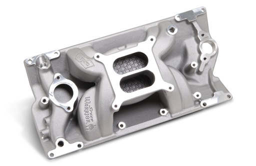 [WND-8502] Weiand 8502: Speed Warrior Intake Manifold 1955-86 Chevy 262-400 with Vortec (L31) Heads