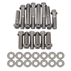 [TFS-534INTBK] Trick Flow® Stainless Steel Intake Manifold Bolt Kits