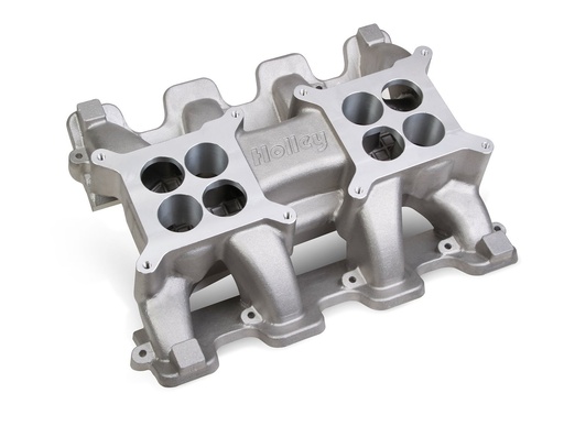 [HLY-300-120] Holley 300-120: 300-120 LS Dual Carburetor Intake Manifold