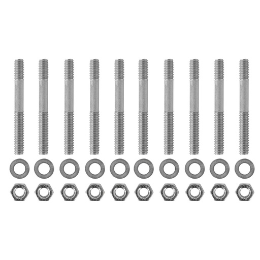 [HLY-300-224] Holley 300-224: 300-224 Gen V LT1 Hi-Ram Intake Manifold Mounting Stud Kit Kit Includes - 10 Studs, 10 Washers, 10 Nuts