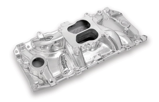 [WND-8122P] Weiand 8122P: Street Warrior Aluminum Intake Manifold Big Block Chevy 396-454 with Peanut Port Heads