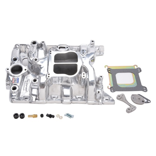 [EDL-21561] Edelbrock 21561: Performer Intake Manifold 1965-1979 Pontiac 326-455ci, Polished