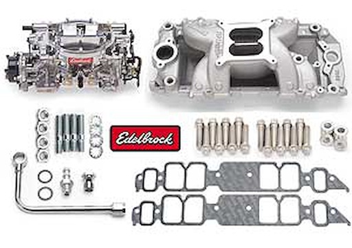 [EDL-2075] Edelbrock 2075: Single-Quad RPM Air-Gap Manifold and Carburetor Kit for Small Block Chrysler 340/360