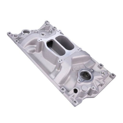 [TSN-82007] Top Street Performance 82007: 82007 Aluminum Dual Plane Intake Manifold for Small Block Chevy Vortec [Satin]