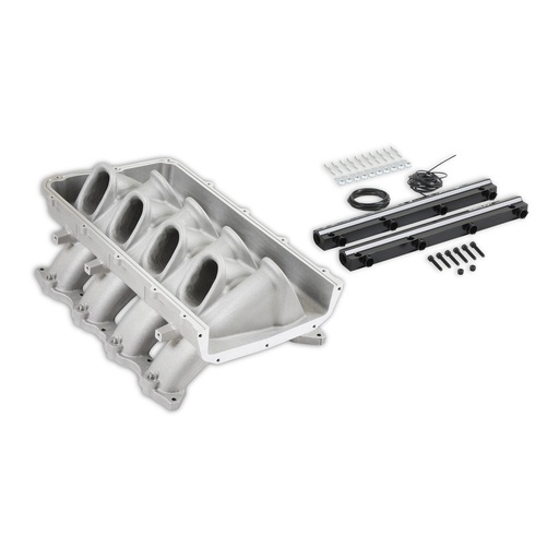 [HLY-300-921] Holley 300-921: 300-921 Ultra Lo-Ram Modular Intake Manifold w/Fuel Rails Base for Ford Coyote Engines (Natural)