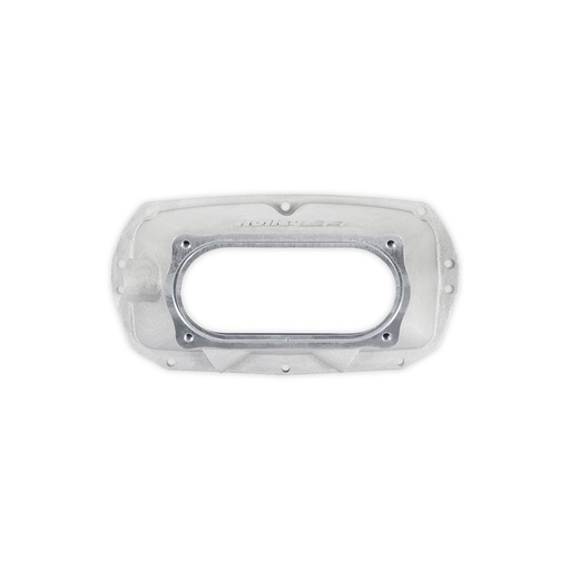 [HLY-300-924] Holley 300-924: 300-924 Throttle Body Adapter for Ultra Lo-Ram Modular Bases for Ford Coyote Engines w/150mm x 66mm Oval Throttle Body (Natural)