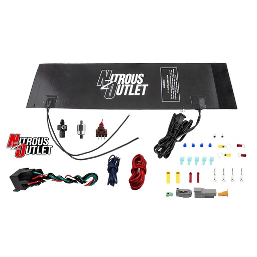 [NXO-00-64004-4] Nitrous Outlet 00-64004-4: 00-64004-4 4AN Dual Voltage Wrap Around Bottle Heater, 110 Volt/12 Volt