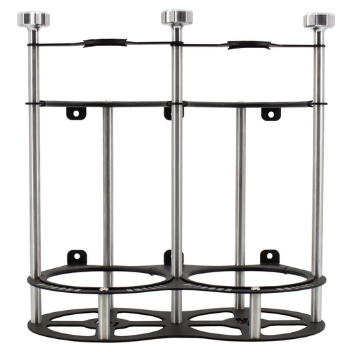 [NXO-00-32031-V] Nitrous Outlet 00-32031-V: 00-32031-V Race-Light Dual 10lb Bottle Bracket, Vertical